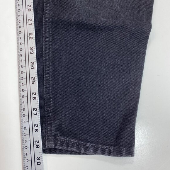 Vintage Womens GAP Reverse Fit Regular Black Denim Jeans Casual Pants Size 12 - Picture 9 of 9